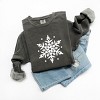 White Snowflake - Garment Dyed Sweatshirt - 3 of 3