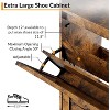 COZONY Shoe Cabinet with Flip Drawers, Freestanding Storage Organizer with Metal Legs, Modern Entryway Shoe Rack with Dry Wet Separation - 4 of 4