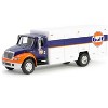 International Durastar 4400 Delivery Truck "Gulf Oil" Dark Blue and White "H.D. Trucks" 1/64 Diecast Model Car by Greenlight - 2 of 3