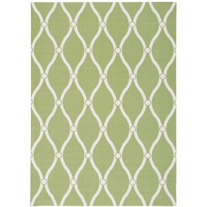 Nourison Home & Garden Green Indoor/Outdoor Area Rug RS089 - 1 of 4