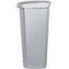 Racxily 12.1 Gallon Trash Can, Plastic Soft Close Step On Kitchen Trash Can, Gray - 3 of 4