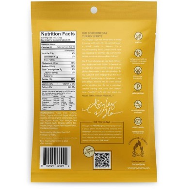 Prevail Jerky Original Turkey Jerky - 12g Protein - 2.25oz