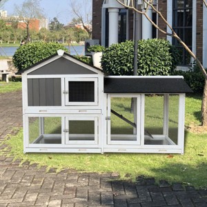 Wooden Dog House Bunny Enclosure Chicken Sheds,Chicken Coop Kennels-Cuddlewood - 1 of 4