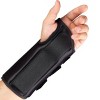 OTC Wrist Splint, 8-Inch Adult, Lightweight Breathable, Black, Right - 2 of 4