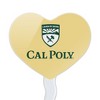 Cal Poly Primary Logo Heart Love Cupcake Picks Toppers Decoration Set of 6 - 2 of 4