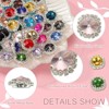 Unique Bargains DIY Craft Clothing Shoe Hat Bag Button Decor Claw Gem Rhinestones 32 Pcs - 3 of 4