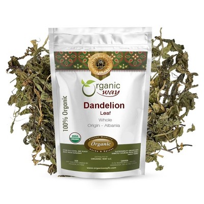 Organic Dandelion Leaf Dried Whole 1 Ibs