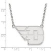 Black Bow Jewelry Sterling Silver Dayton Flyers NCAA Necklace 18 Inch - 2 of 4