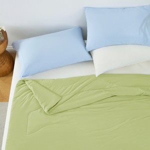 AENKYO Cooling Comforter for Hot Sleepers, Breathable Summer Bedding,Lightweight Breathable Bedding, Double-Sided Summer Quilt - 1 of 4