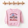 The Juniper Shop Little Miss Firecracker Checkered Toddler Sweatshirt - 2 of 4
