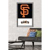 Trends International MLB San Francisco Giants - Logo 22 Framed Wall Poster Prints - 2 of 4