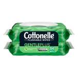 Cottonelle GentlePlus Flushable Wipes with Aloe & Vitamin E