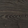 Simple Relax Wood and Metal Bar Table with Round Top in Dark Oak and Chrome - 4 of 4