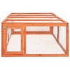 vidaXL Rabbit Hutch 72"x35.4"x18.1" Solid Firwood - 4 of 4