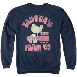 Men's Woodstock Yasgurs Farm 69 Crewneck Sweatshirt - 1 of 4