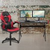 Flash Furniture Gaming Desk and Racing Chair Set with Cup Holder, Headphone Hook & 2 Wire Management Holes - 2 of 4