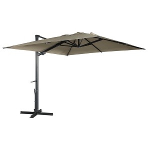 Mondawe 10ft Square Aluminum 90° Adjustable Tilt Umbrella for Outdoor Patio Umbrella - 1 of 1