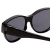 Calabria 9016 Medium/Large Polarized Fitover Sunglasses Crystal Amber Fade&Brown - 4 of 4