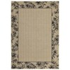 Floral Bordered Rugs for Living Room Bedroom Soft Washable Low Pile Non-Slip Modern Rug - 3 of 4