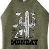 Women's - Peanuts - Spike Cactus Monday Graphic High Neck Tank - 2 of 4