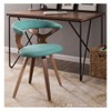 Gardenia Mid-Century Modern Dining Accent Chair with Swivel - LumiSource - image 2 of 4
