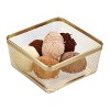 Metal Mesh Pantry Basket for Kitchen Storage - Set of 2 - Gold - 4 of 4