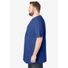 KingSize Shrink-Less Lightweight Longer-Length Crewneck Pocket T-Shirt - 4 of 4