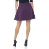 Rekucci Women’s Flared Flippy Skirt – Wide Waist Comfort Fit, 18" A-Line Ponte Skirt - 3 of 4
