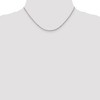 Black Bow Jewelry 2mm 14k White Gold Solid Diamond Cut Rope Chain Necklace - 2 of 4
