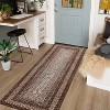 Non-Slip Kitchen Runner Rug, Washable Boho Vintage Rug with Rubber Backing for Hallway, Entryway, Laundry Room - 2 of 4