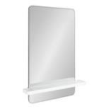 22" x 30" Fosset Frameless Mirror with Shelf White - Kate & Laurel All Things Decor