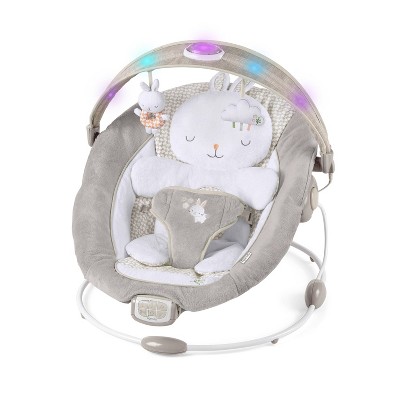 Photo 1 of  Ingenuity InLighten Baby Bouncer, Light Up Toy Bar, Bunny Bolster Mat - Twinkle Tails 24.5"D x 23.5"W x 23"H
