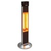 1500W Portable Electric Outdoor Patio Heater with 2 Heat Levels, Instant Heating, Tip-Over Protection for Party, Backyard, Garden - 3 of 4