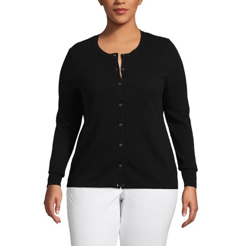 Plus size outlet cashmere cardigan