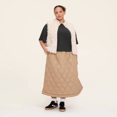 Women's Loopy Yarn Sweater Vest - Woolrich x Target Cream
