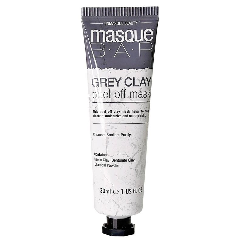 Masque Bar Clay Peel Off Mask - Gray - 1 fl oz, 1 of 6