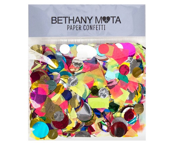 Bethany Mota Colorful Paper Confetti
