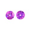 John Bead 450pcs 10mm Hot Pink Flat Round Plastic Loose Sequins Hologram with Hole for DIY Crafts Making Sewing Embroidery Clothes Decoration - 2 of 4