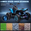 Kids 12V Ride On Electric ATV, Licensed Bombardier BRP Can-Am 4 Wheeler Quad, LED Lights, Music, High/Low Speeds - 2 of 4