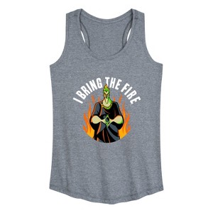 Women's - Disney Villains - Hades I Bring The Fire Graphic Racerback Tank - 1 of 4