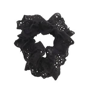Unique Bargains Elegant Lace Flower Scrunchies for Home 1 Pc - 1 of 4