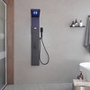 BWE 4-Jet Rainfall Shower Tower Shower Panel System with Rain Waterfall Shower Head and Shower Wand - 2 of 4