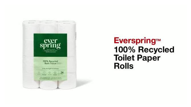 100% Recycled Toilet Paper Rolls - Everspring™, 2 of 7, play video