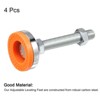Unique Bargains Carbon Steel Non-Skid Adjustable Furniture Table Feet Leveling Feet 4 Pcs - 3 of 4