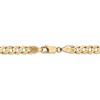 Black Bow Jewelry 5.25mm, 14k Yellow Gold, Open Concave Curb Chain Necklace - 4 of 4
