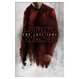 Trends International Star Wars: The Last Jedi - Red Poe Framed Wall Poster Prints - 1 of 4