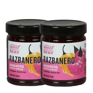 Chili Dawg's Foods of Fire 9 oz Gluen Free Razbanero Pepper Spread - Pack of 2 - 1 of 4