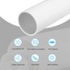 Unique Bargains High Impact Water Plumb Cable Sleeve PVC Rigid Round Pipes 20" Length - 3 of 4