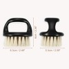 Unique Bargains Men's Portable Bristles Face Beard Mini Brush 1 Pc - 4 of 4