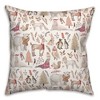 Creative Products Winter Wonderland Animals Pattern 18 x 18 Spun Poly Pillow - 2 of 3